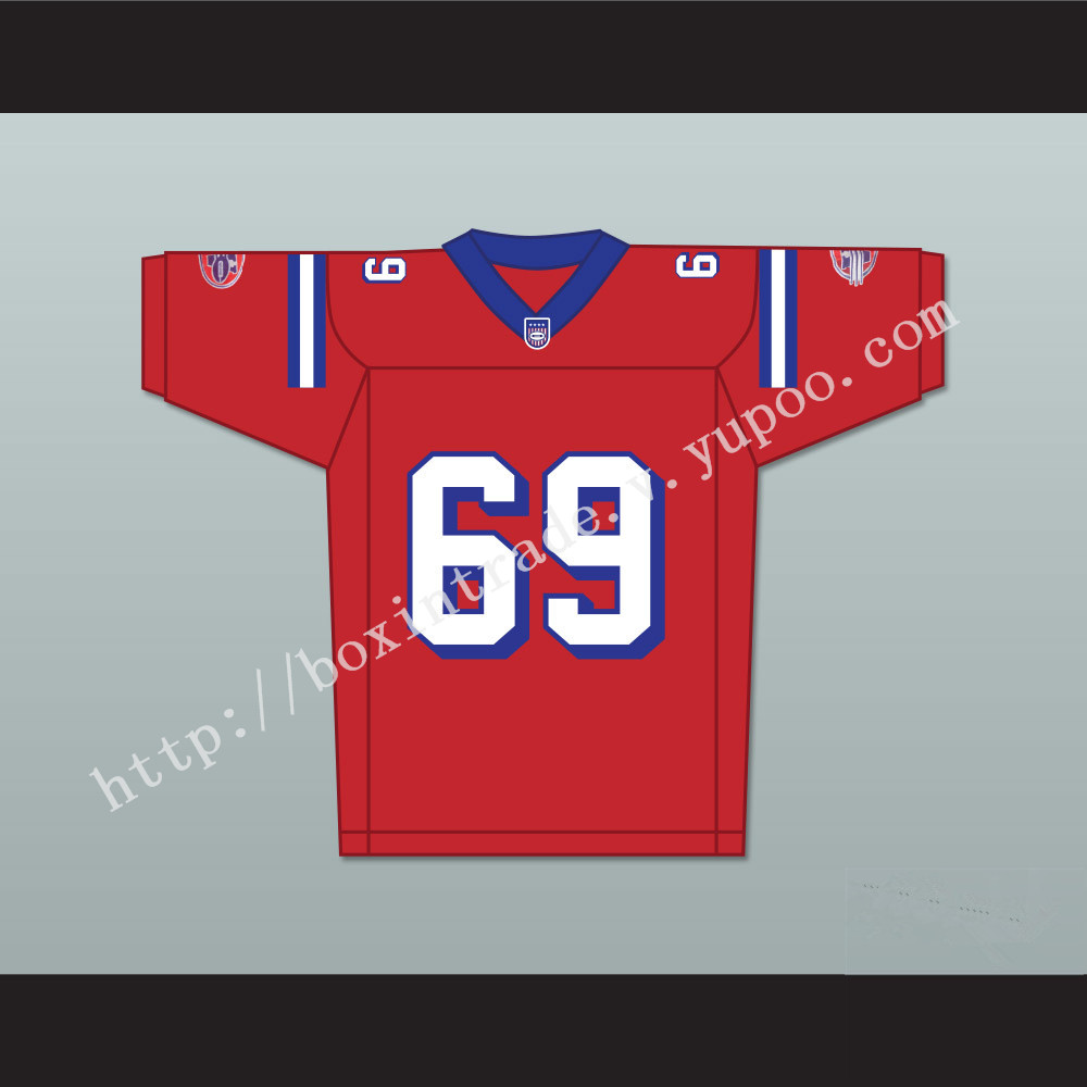 Junger 69 Washington Sentinels Home Football Jersey The Replacements Includes League Patch 2