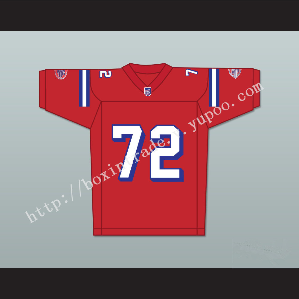 Faizon Love Jamal Jackson 72 Washington Sentinels Home Football Jersey The Replacements Includes League Patch