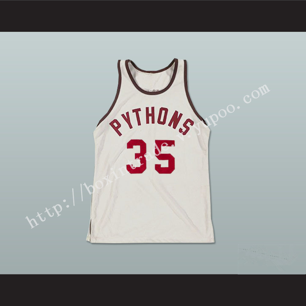 Julius Erving Moses Guthrie 35 Pittsburgh Pythons Basketball Jersey The Fish That Saved Pittsburgh