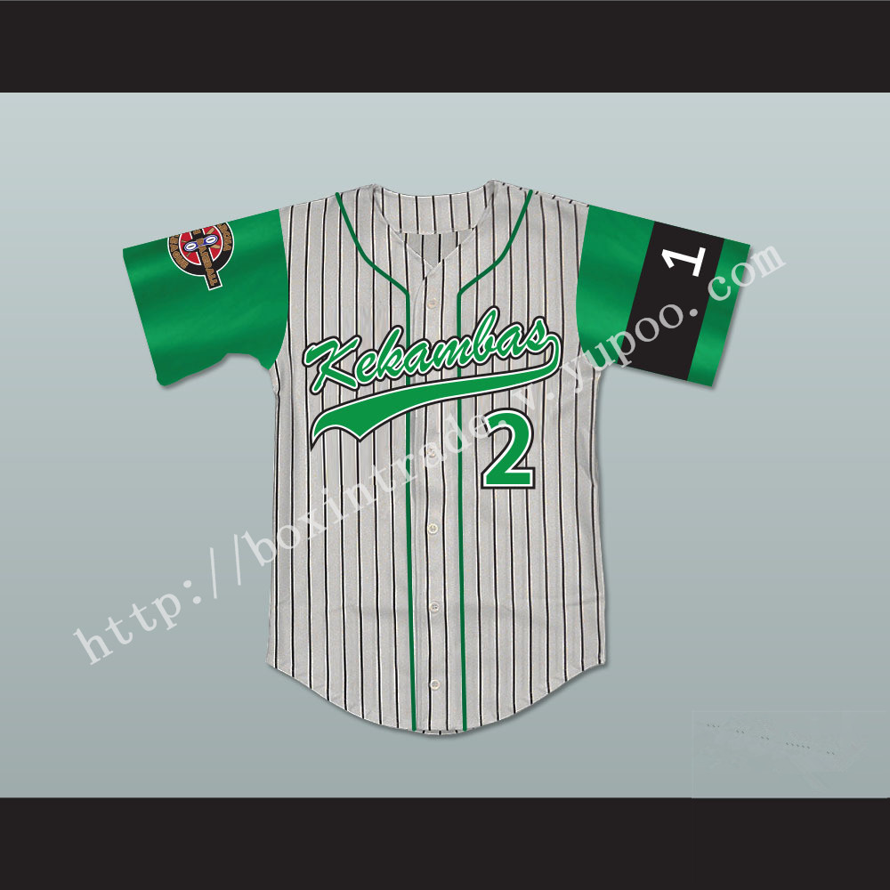 Player 2 Kekambas Baseball Jersey Includes ARCHA Patch and G-Baby Memorial Sleeve