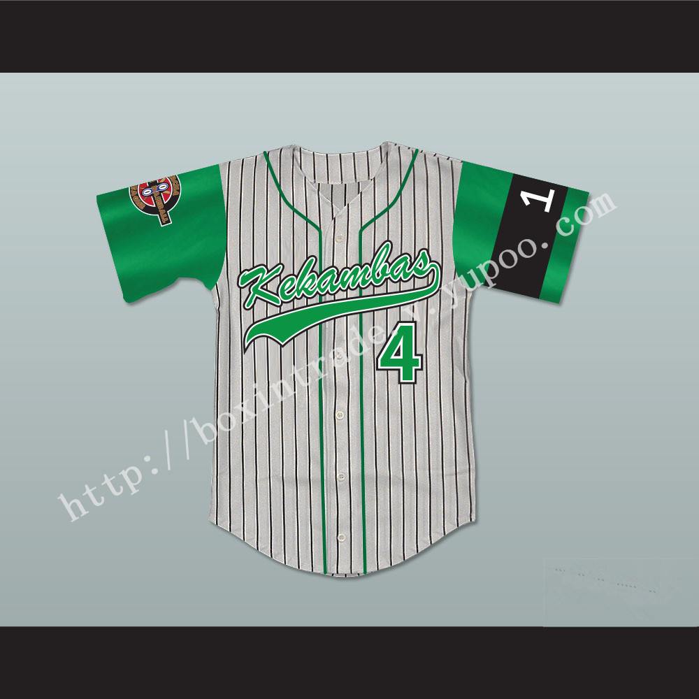 Clarence 4 Kekambas Baseball Jersey Includes ARCHA Patch and G-Baby Memorial Sleeve