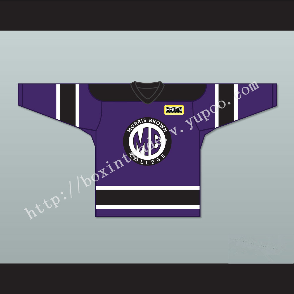 Martin Lawrence Martin Payne 23 Morris Brown College Hockey Jersey with Patch