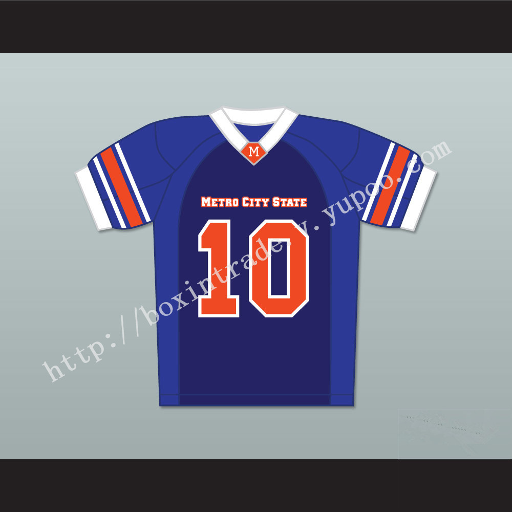 Wyatt Russell Zook Haythe 10 Metro City State Statesmen Football Jersey