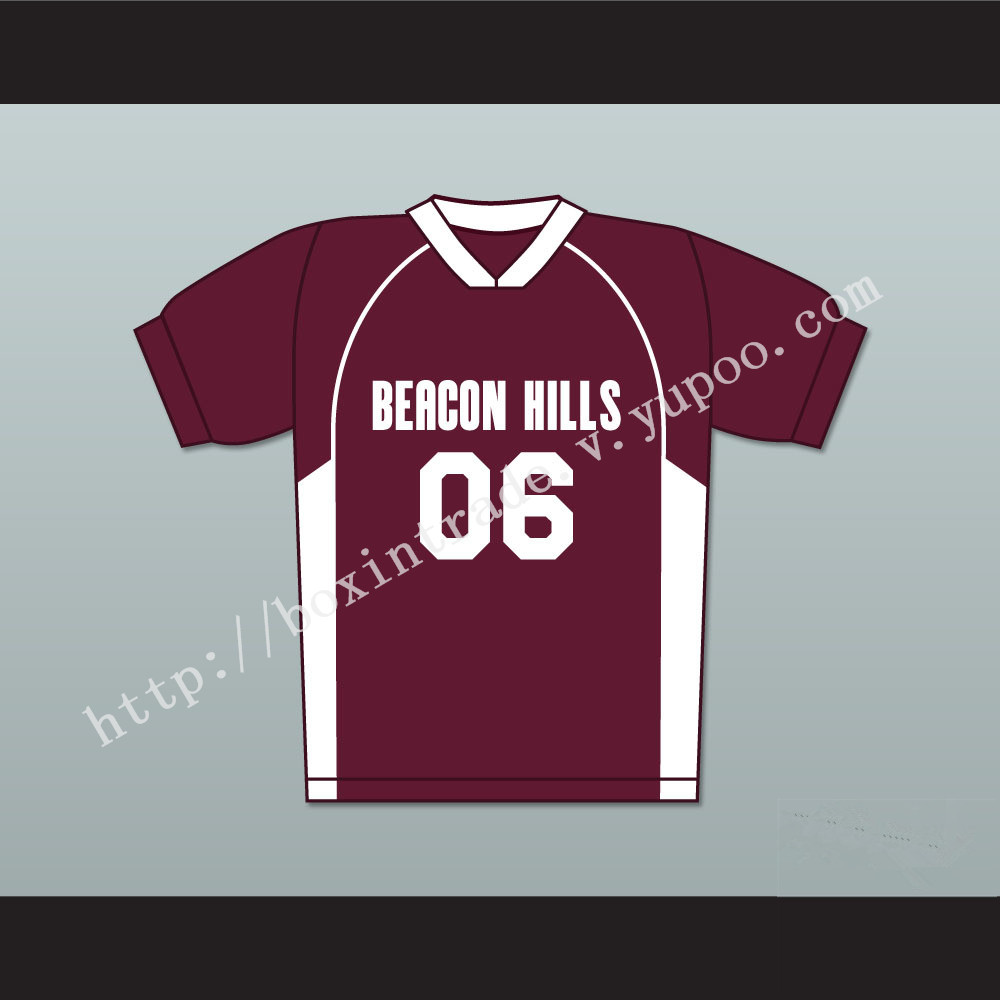 Danny Mahealani 06 Beacon Hills Cyclones Lacrosse Jersey Teen Wolf Maroon Style