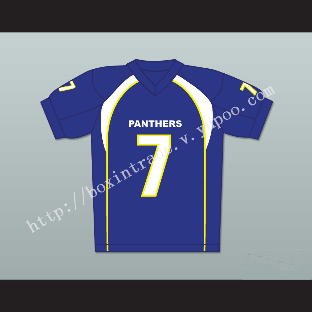 Friday Night Lights Matt Saracen 7 Dillon Panthers Football Jersey Blue