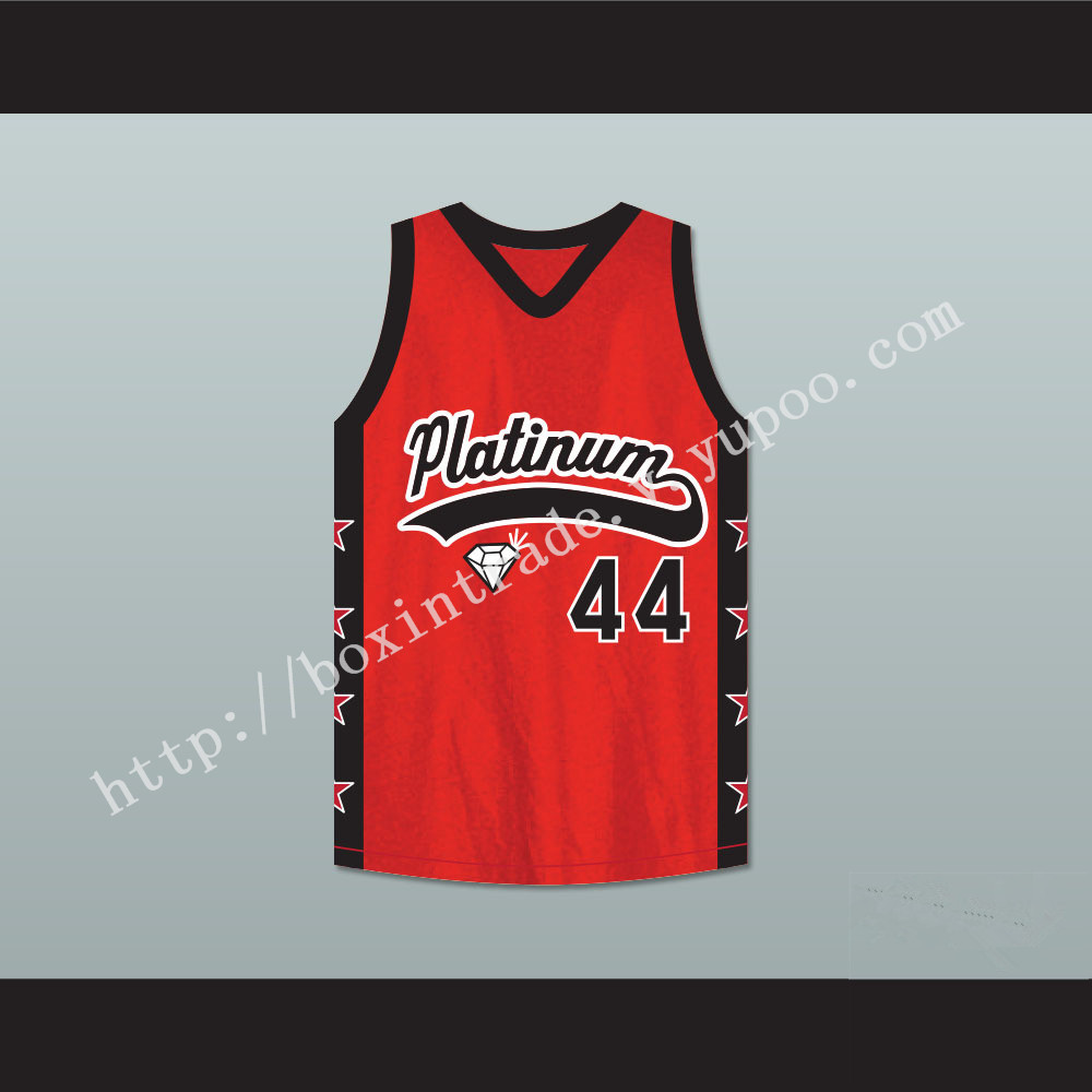 Player 44 Platinum Jewelz Basketball Jersey Crossover