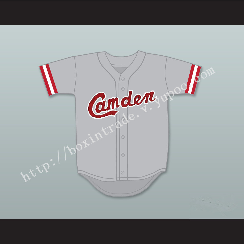 Rudy 13 Camden Braves Gray Baseball Jersey Brewster's Millions