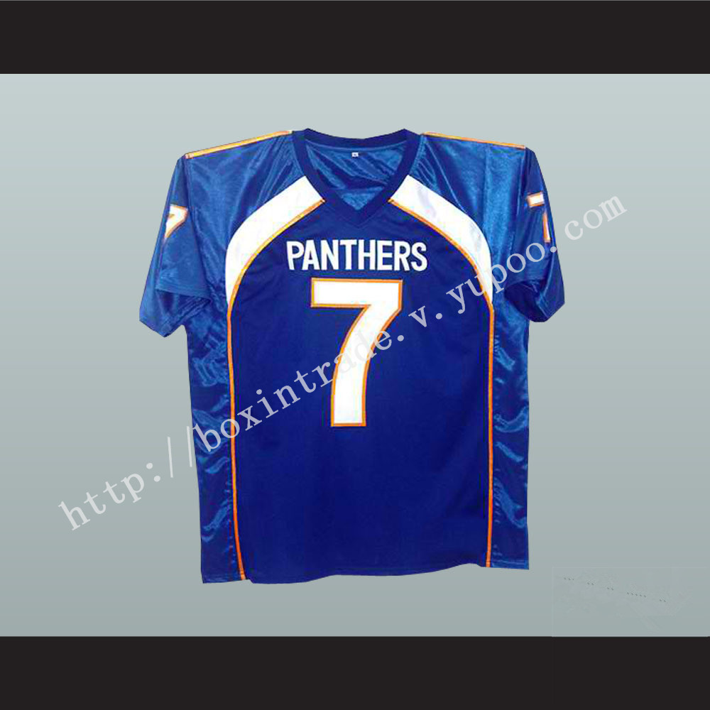 Friday Night Lights Matt Saracen 7 Dillon Panthers Football Jersey Blue New