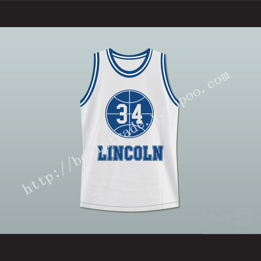 Jesus Shuttlesworth 34 White Lincoln High School Basketball Jersey He Got Game