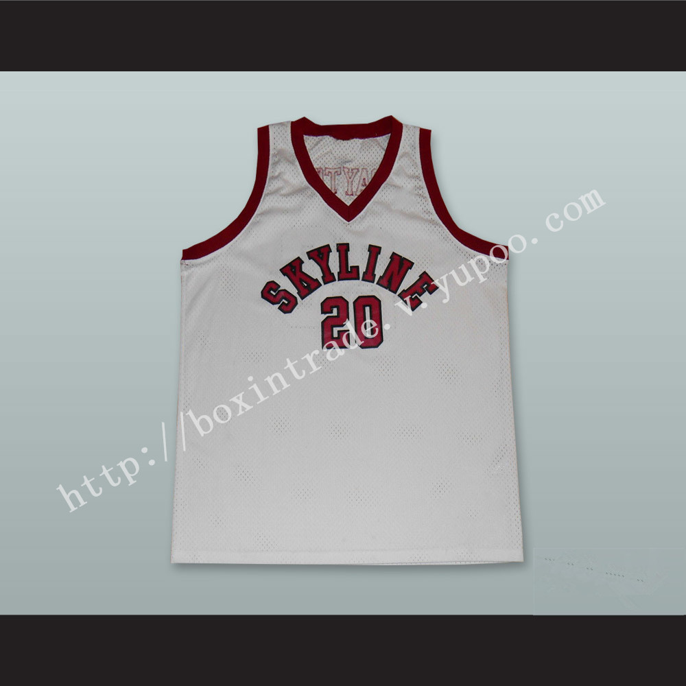 Gary Payton 20 Skyline High School Basketball Jersey White