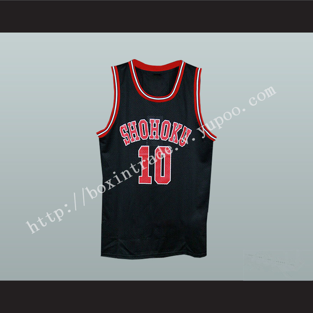 Slam Dunk Shohoku 10 Sakuragi Hanamichi Basketball Jersey Manga