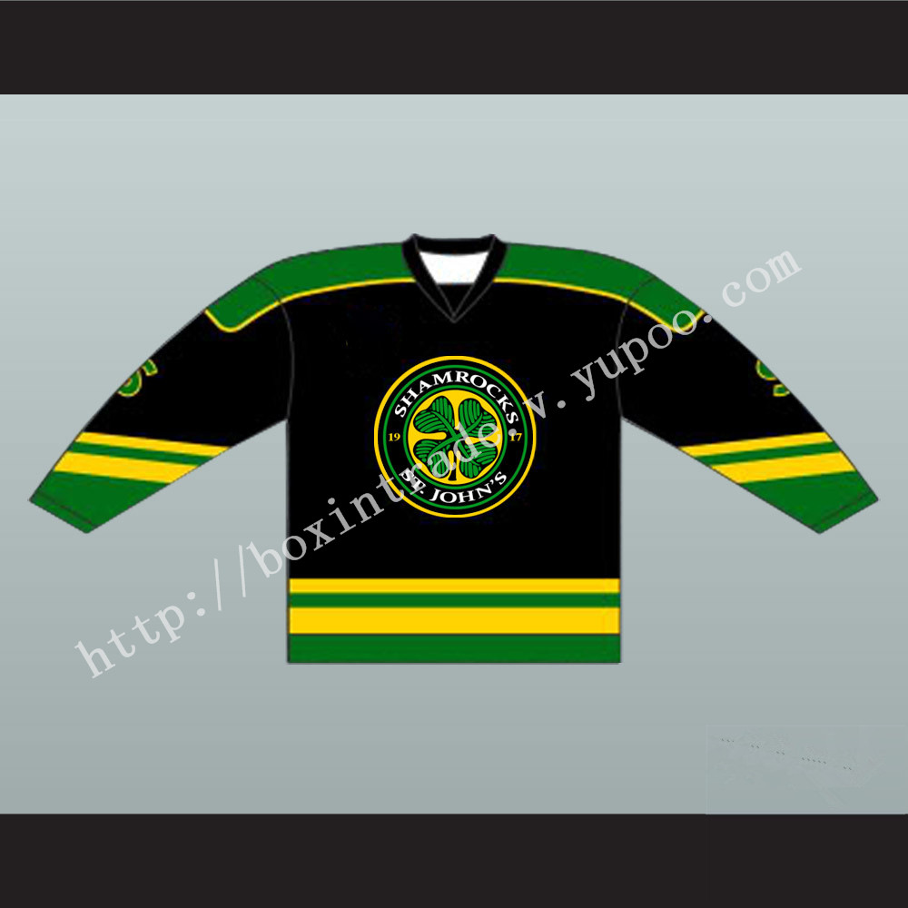 Ross The Boss Rhea St John's Shamrocks Hockey Jersey Goon Black