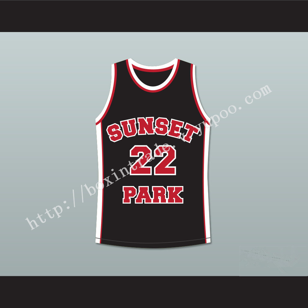 Antwon Tanner Drano 22 Sunset Park Black Basketball Jersey