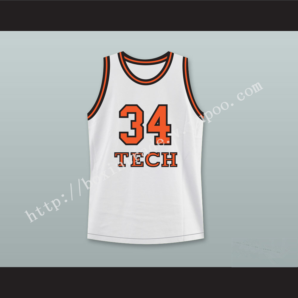 Jesus Shuttlesworth 34 Tech U Home Basketball Jersey He Got Game