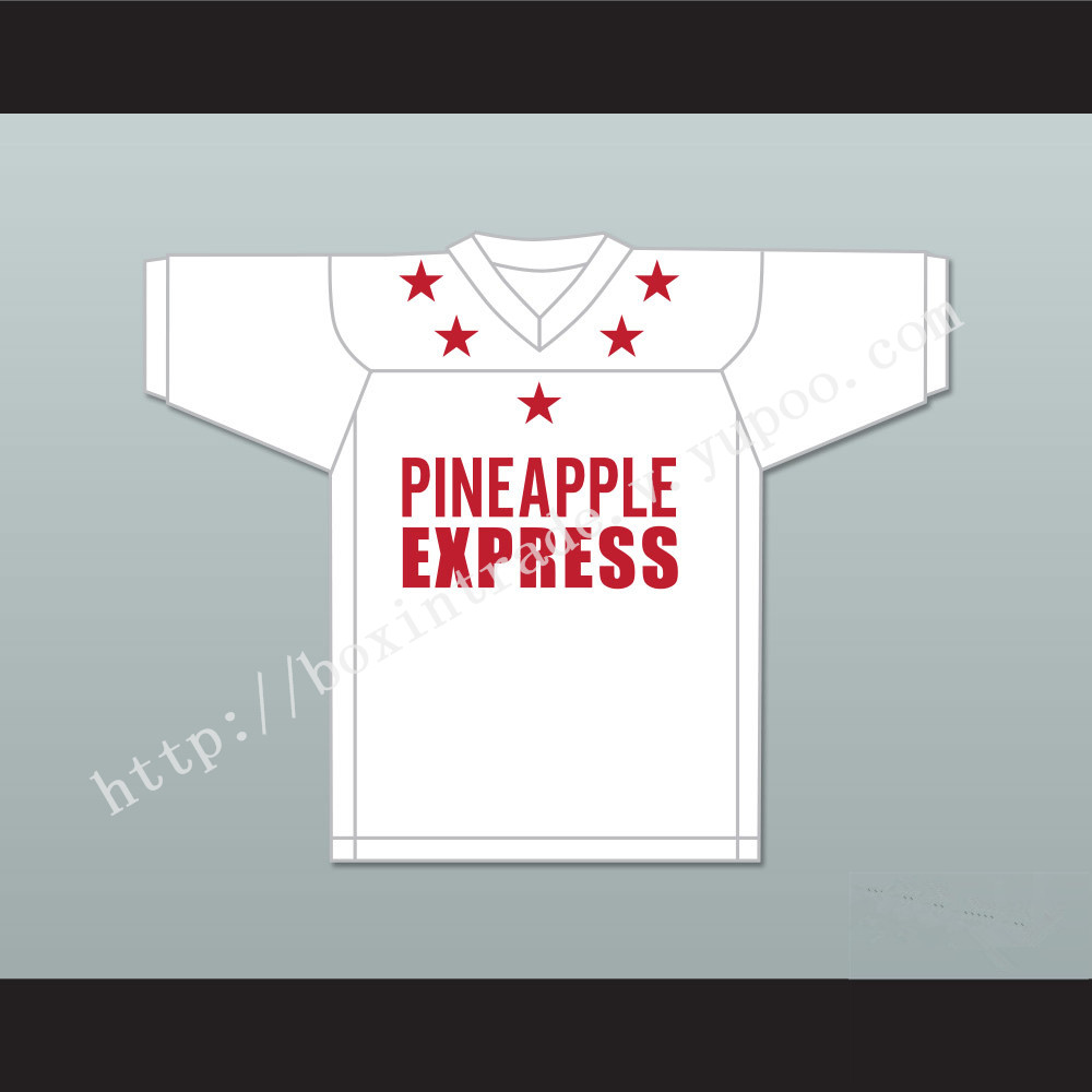 Seth Rogan Dale Denton Pineapple Express Football Jersey Tomato Face 54 Red