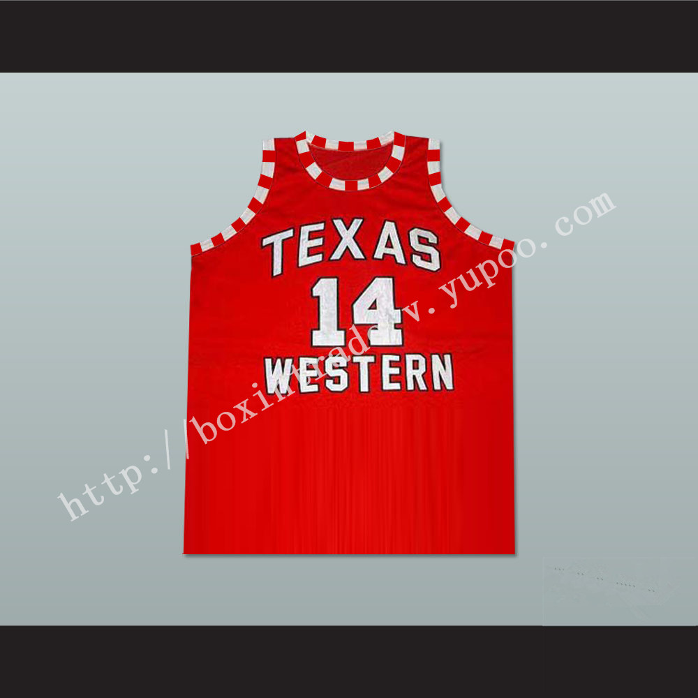 Glory Road Bobby Joe Hill Texas Western 14 Basketball Jersey