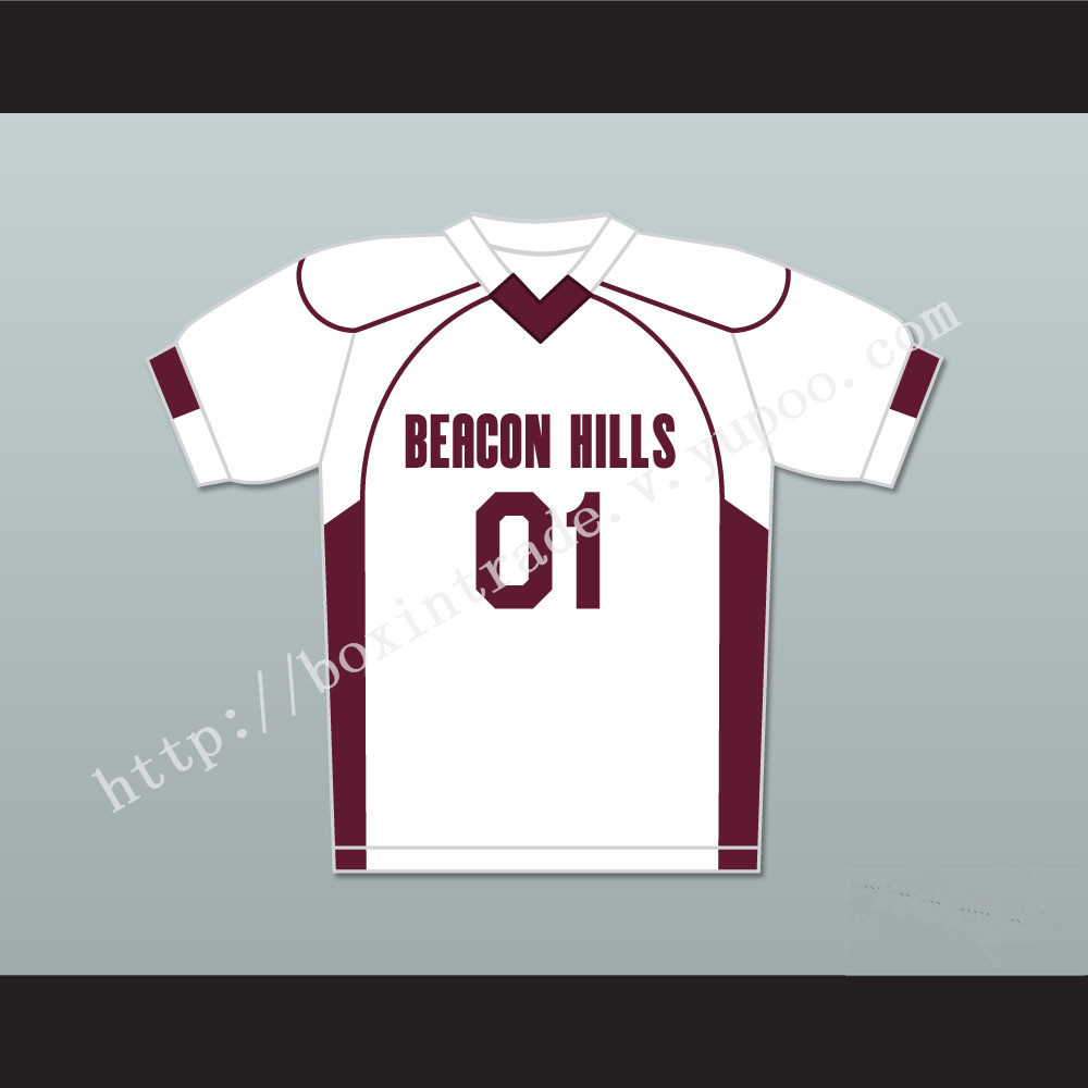 Peter Hale 01 Beacon Hills Cyclones Lacrosse Jersey Teen Wolf White