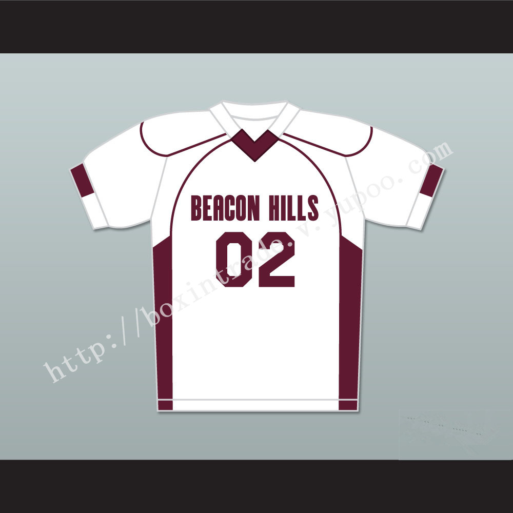 Vernon Boyd 02 Beacon Hills Cyclones Lacrosse Jersey Teen Wolf White