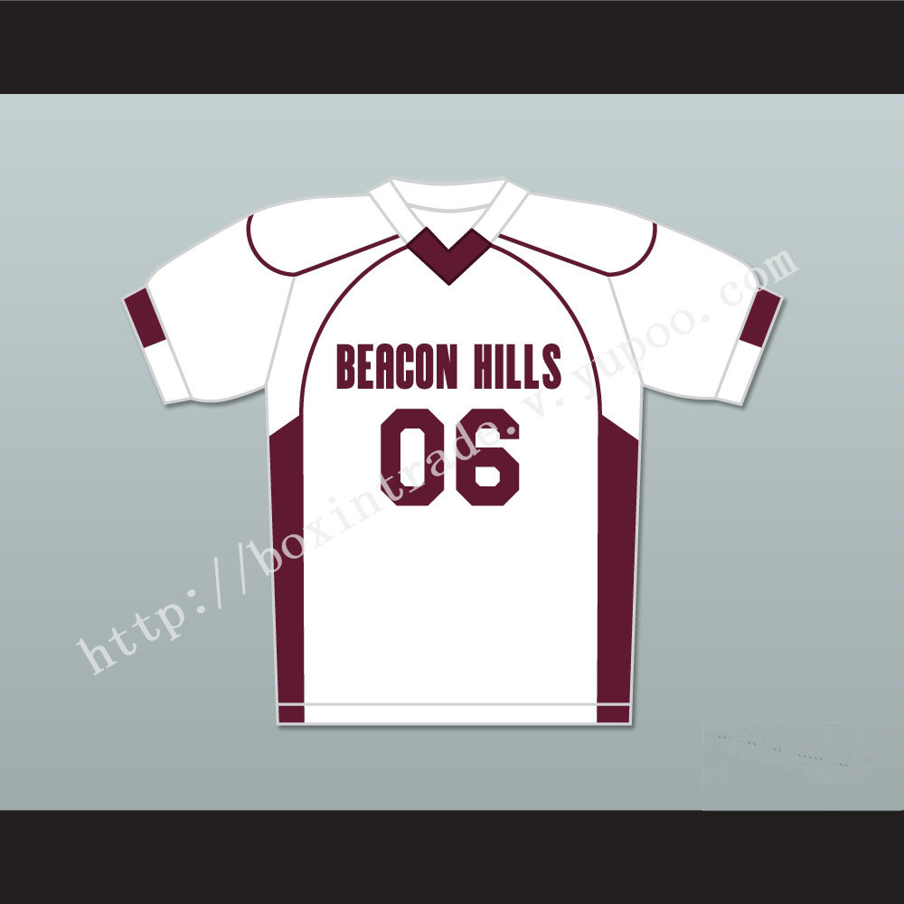 Danny Mahealani 06 Beacon Hills Cyclones Lacrosse Jersey Teen Wolf White