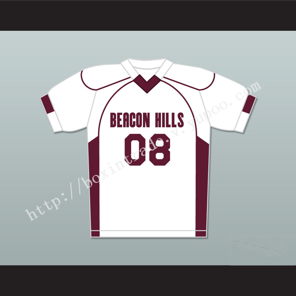 Matt Daehler 08 Beacon Hills Cyclones Lacrosse Jersey Teen Wolf White