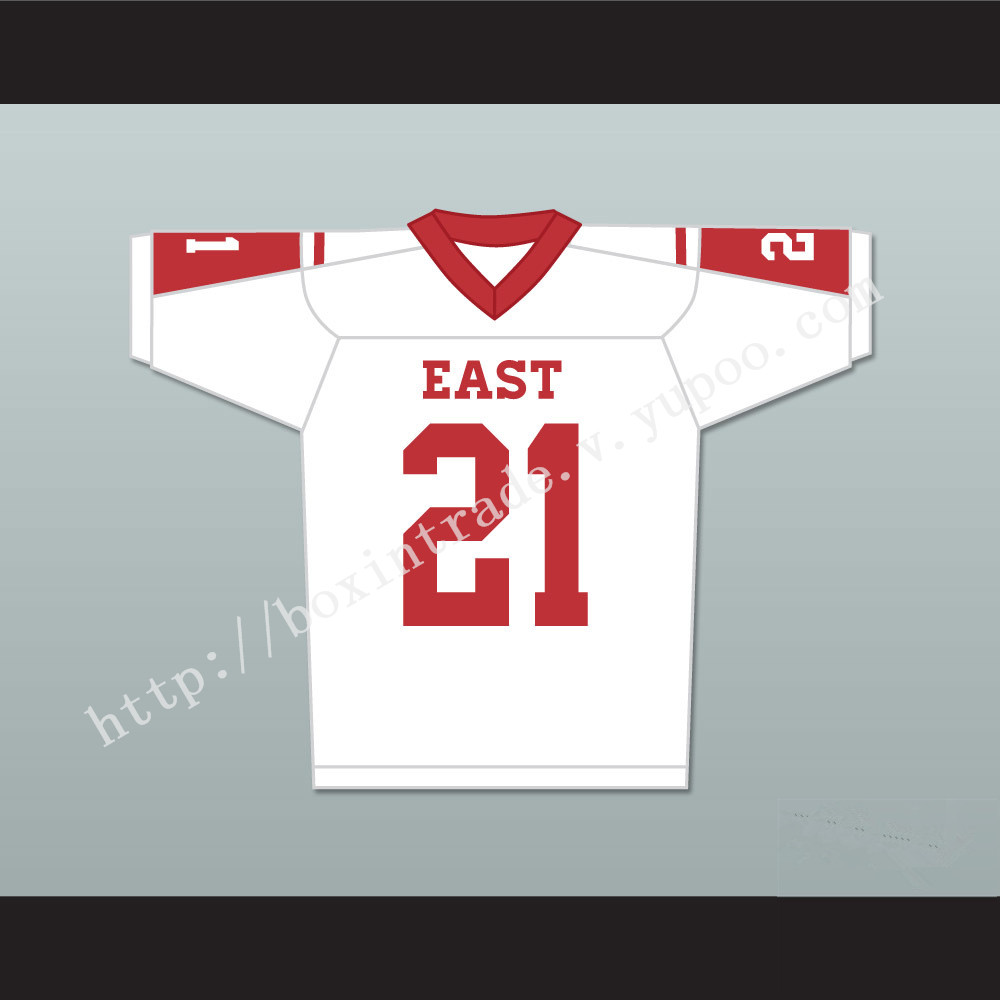 Landry Clarke 21 East Dillon Lions Football Jersey Friday Night Lights White