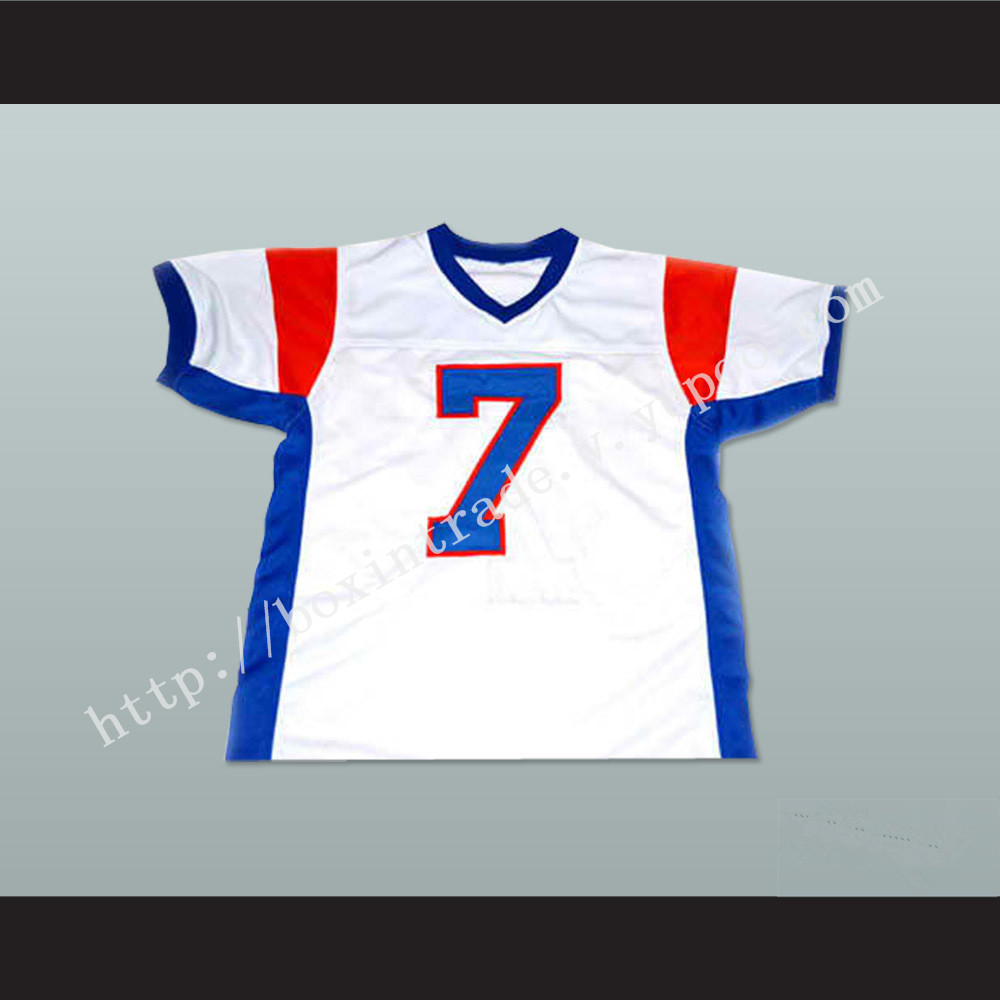 Alex Moran 7 Blue Mountain State Goats Football Jersey White