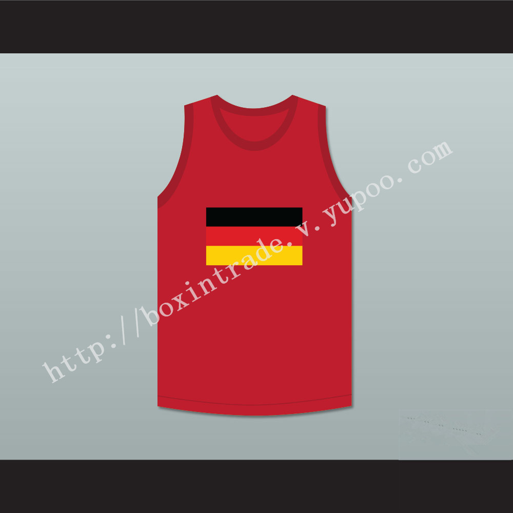 David Hasselhoff 82 German Blitzkrieg Dodgeball Jersey