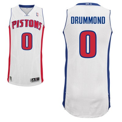 Andre Drummond Detroit Pistons #0 Home Big And Tall Jersey - White