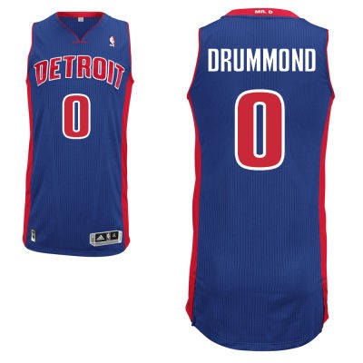 Andre Drummond Detroit Pistons #0 Road Big And Tall Jersey - Blue