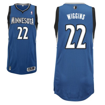 Andrew Wiggins Minnesota Timberwolves #22 Road Big And Tall Jersey - Blue