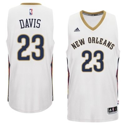 Anthony Davis New Orleans Pelicans #23 Home Big And Tall Jersey - White