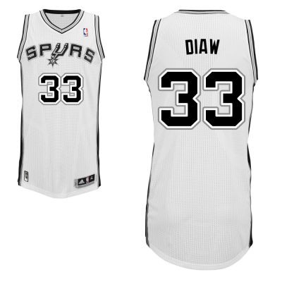 Boris Diaw San Antonio Spurs #33 Home Big And Tall Jersey - White