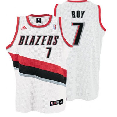 Brandon Roy Portland Trail Blazers #7 Home Big And Tall Jersey - White