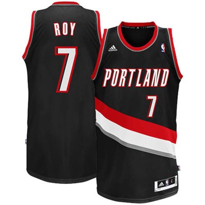 Brandon Roy Portland Trail Blazers #7 Road Big And Tall Jersey - Black