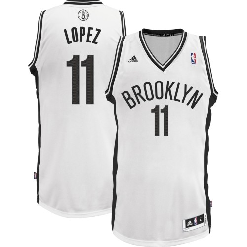 Brook Lopez Brooklyn Nets #11 Home Big And Tall Jersey - White