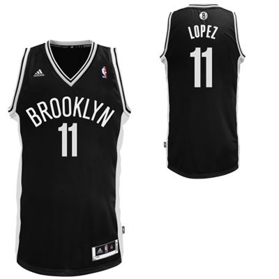 Brook Lopez Brooklyn Nets #11 Road Big And Tall Jersey - Black