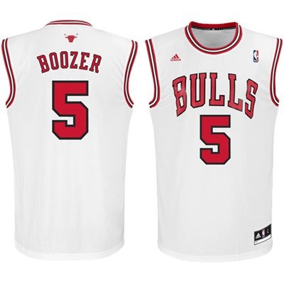 Carlos Boozer Chicago Bulls #5 Home Big And Tall Jersey - White