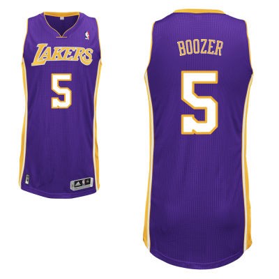 Carlos Boozer Los Angeles Lakers #5 Road Big And Tall Jersey - Purple