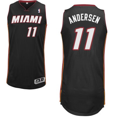 Chris Andersen Miami Heat #11 Road Big And Tall Jersey - Black