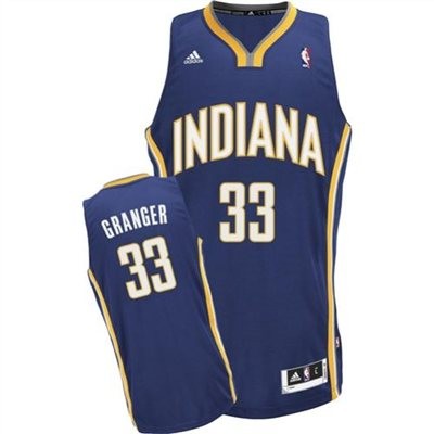 Danny Granger Indiana Pacers #33 Road Big And Tall Jersey - Navy Blue