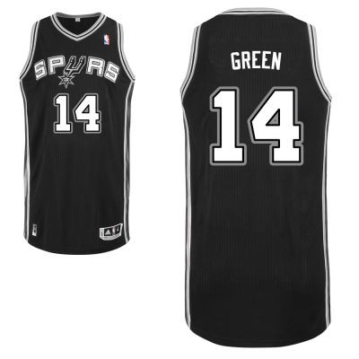 Danny Green San Antonio Spurs #14 Road Big And Tall Jersey - Black