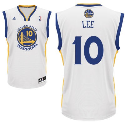 David Lee Golden State Warriors #10 Home Big And Tall Jersey - White