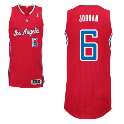 DeAndre Jordan Los Angeles Clippers #6 Road Big And Tall Jersey - Red