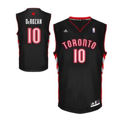 DeMar DeRozan Toronto Raptors #10 Alternate Big And Tall Jersey - Black