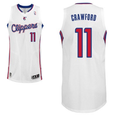 Jamal Crawford Los Angeles Clippers #11 Home Big And Tall Jersey - White