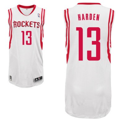 James Harden Houston Rockets #13 Home Big And Tall Jersey - White