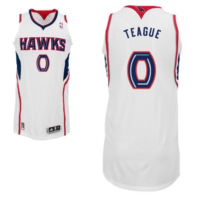 Jeff Teague Atlanta Hawks #0 Home Big And Tall Jersey - White