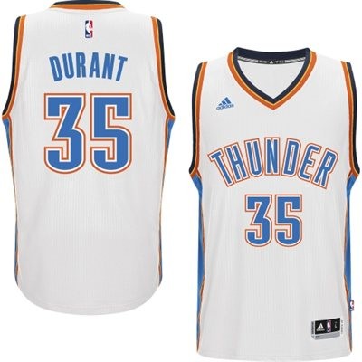 Kevin Durant Oklahoma City Thunder #35 Home Big And Tall Jersey - White