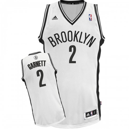 Kevin Garnett Brooklyn Nets #2 Home Big And Tall Jersey - White