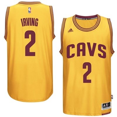 Kyrie Irving Cleveland Cavaliers #2 Alternate Big And Tall Jersey - Gold